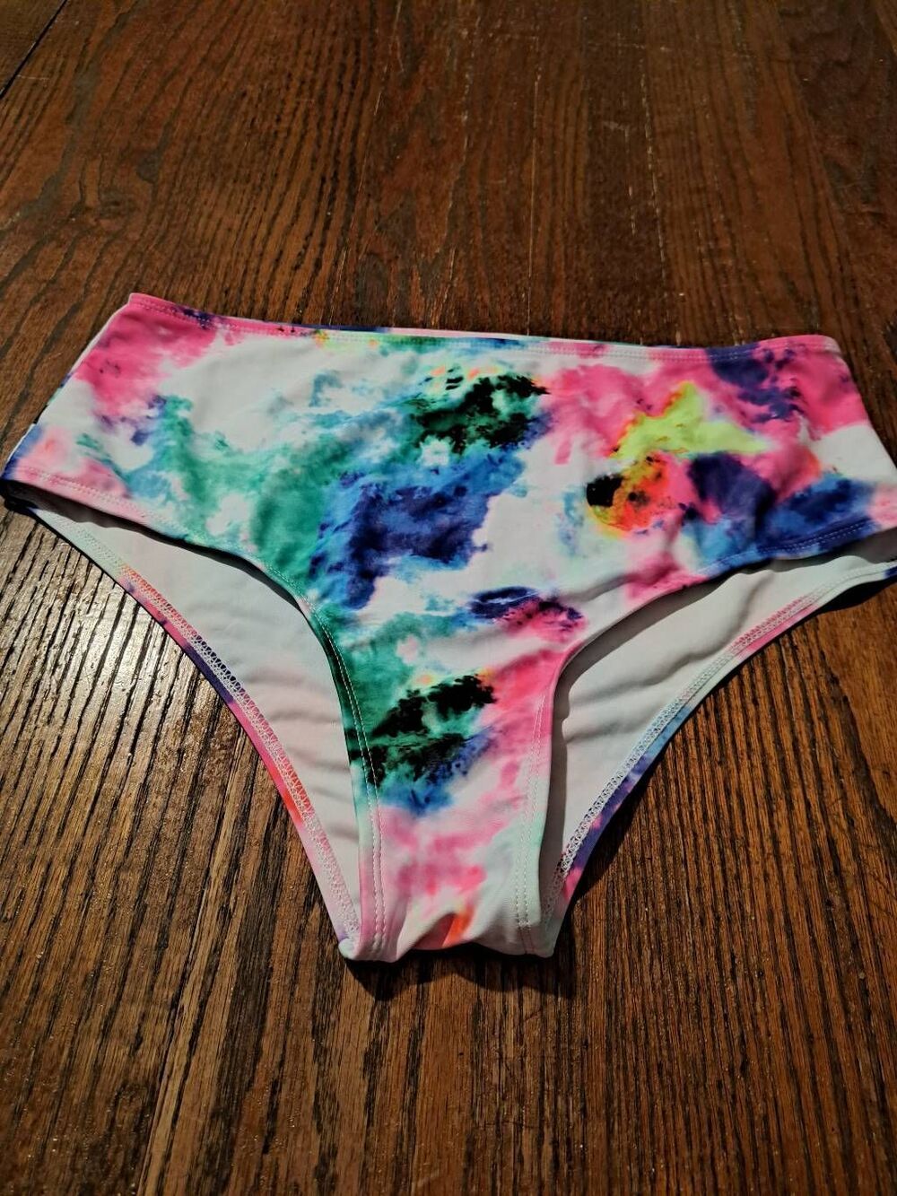 XL Tie Dye High Waist Bikini Tankini Swimsuit Bathing Suit Swimwear Bottoms